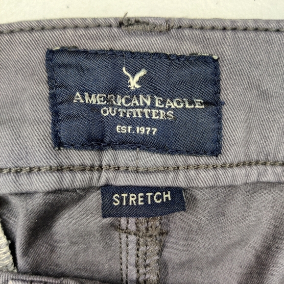 American Eagle gray boho artist flair pants size 10 - Picture 3 of 4